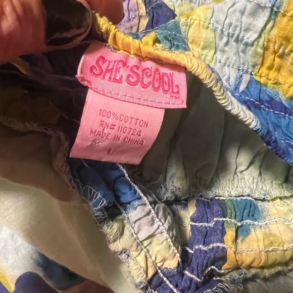 💙💛EUC SUPER CUTE SPAGHETTI STRAP SUMMER DRESS SZ L💙💛 - Picture 3 of 8